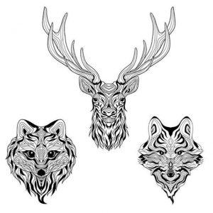 Группа KEiiNO в виде саамских духов-животных